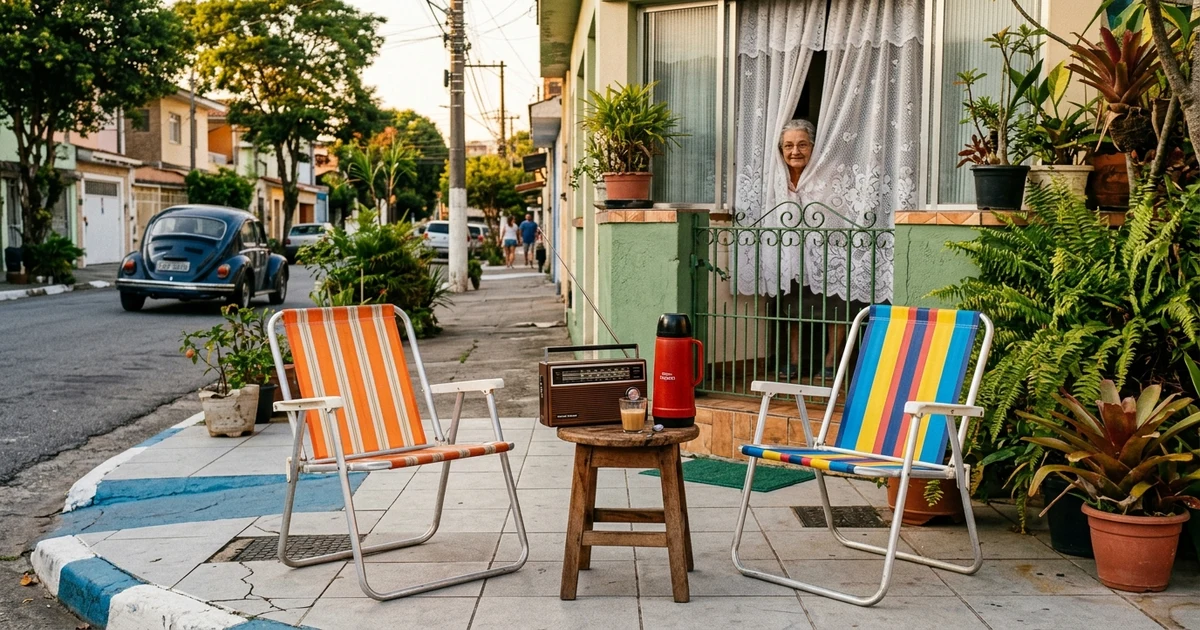 Rádio Calçada: Crônicas da Vizinhança & A Arte da Fofoca Clássica PWA