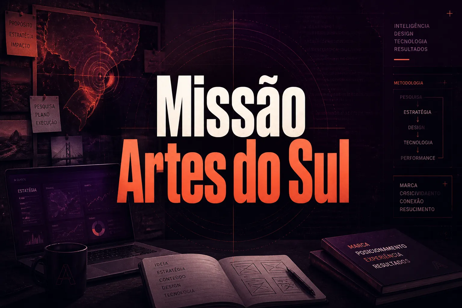 Missão Artes do Sul — criatividade, tecnologia e estratégia