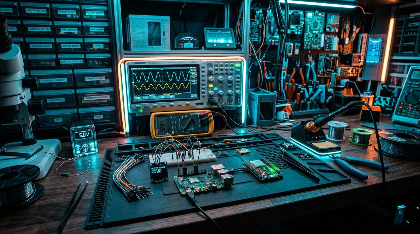 Oficina Maker • Bancada IoT, Pinouts Interativos & Engenharia Aberta