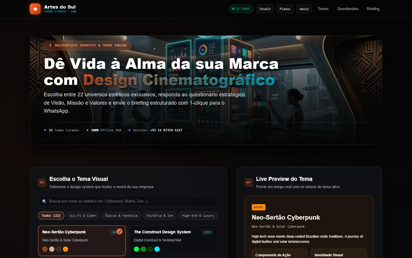Temas & Brand Studio
