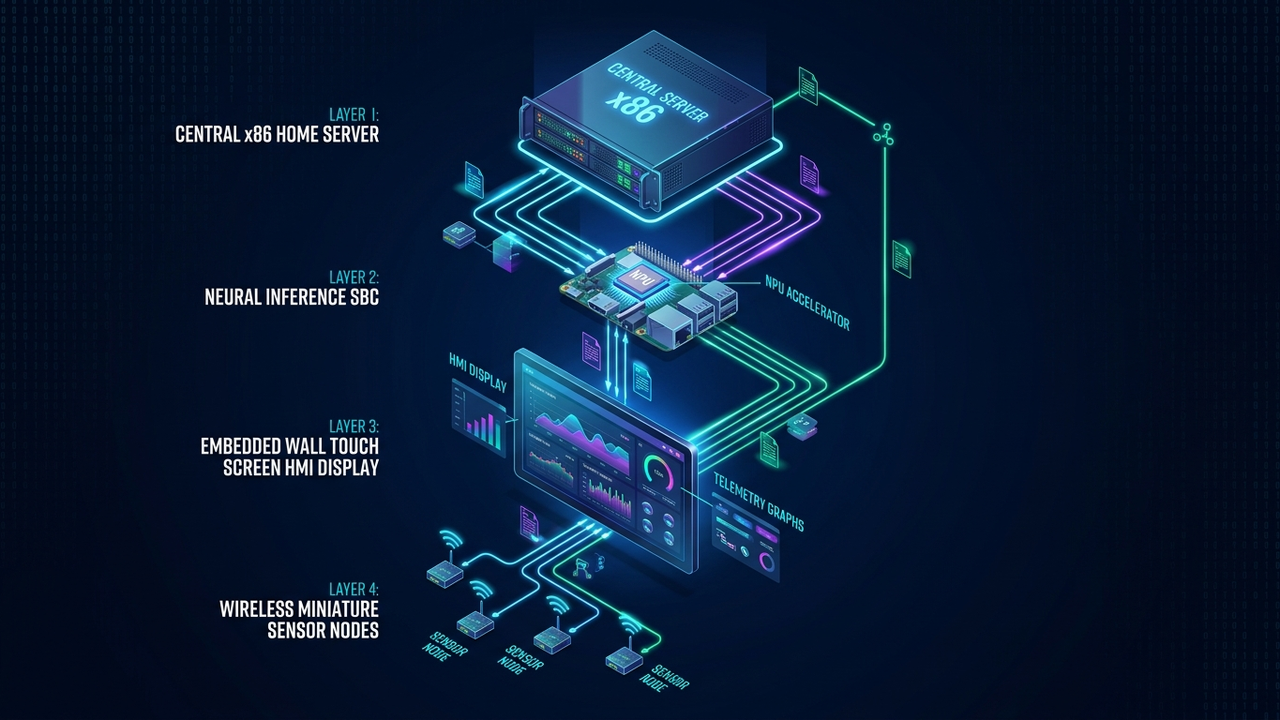 Topologia Distribuída de 4 Camadas para Edge AI e IoT