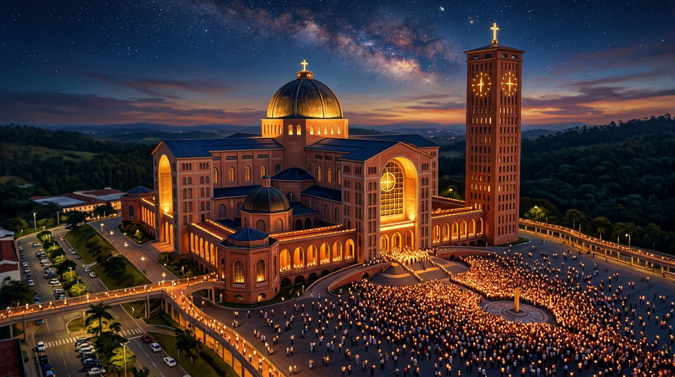 O Monumental Santuário Nacional de Aparecida