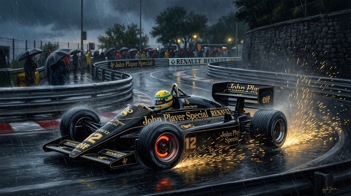 Ayrton Senna Lotus 98T • Memorial Histórico